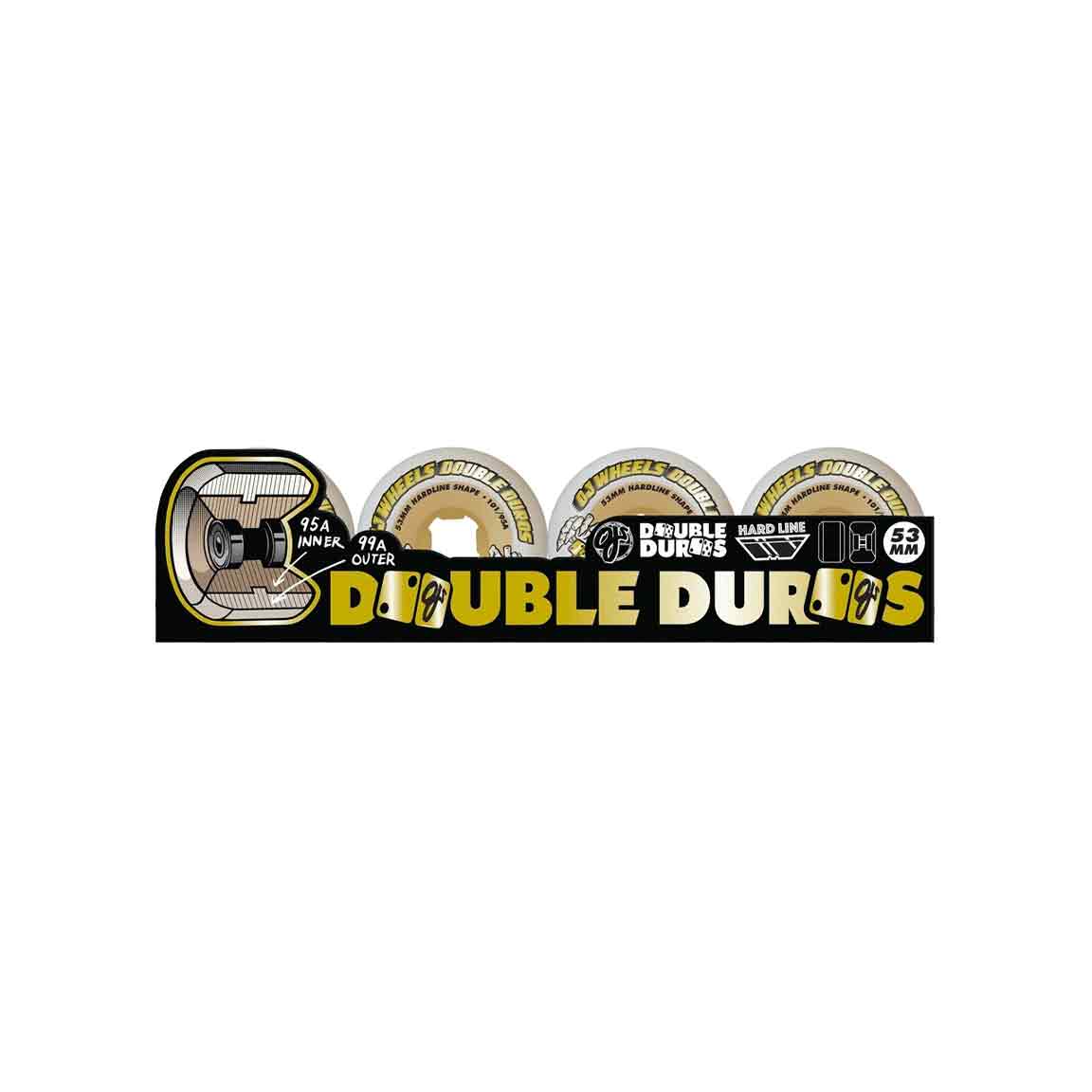 OJ Wheels - Double Duros - Hard Line - 53 mm